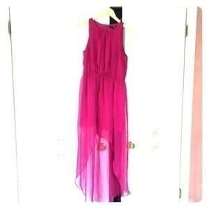 Magenta flowing Dress